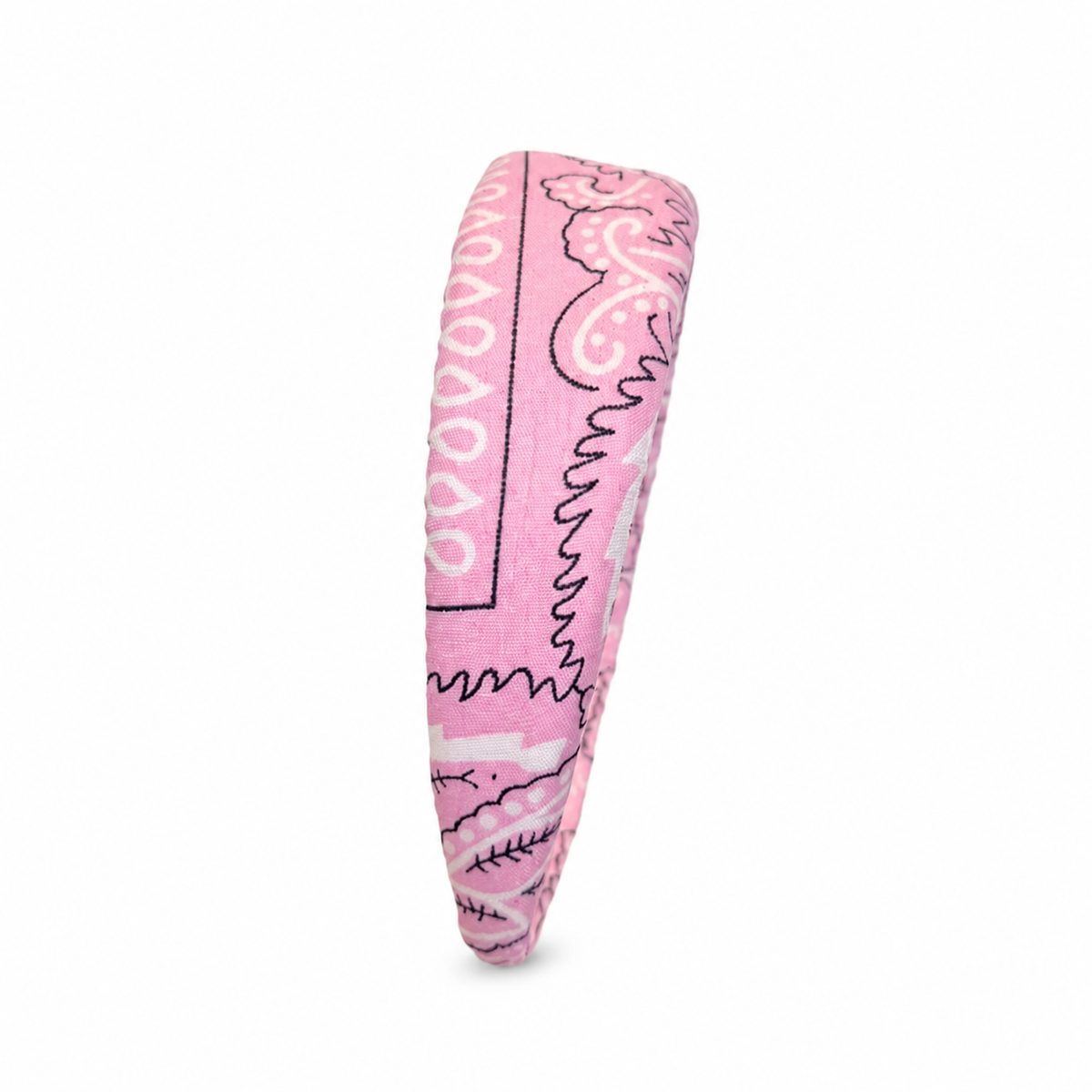 Padded Bandana Headband - Pink
