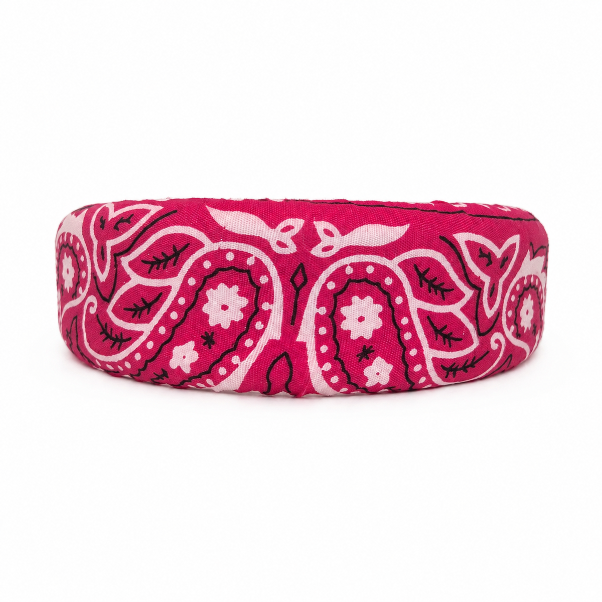 Padded Bandana Headband - Fuchsia