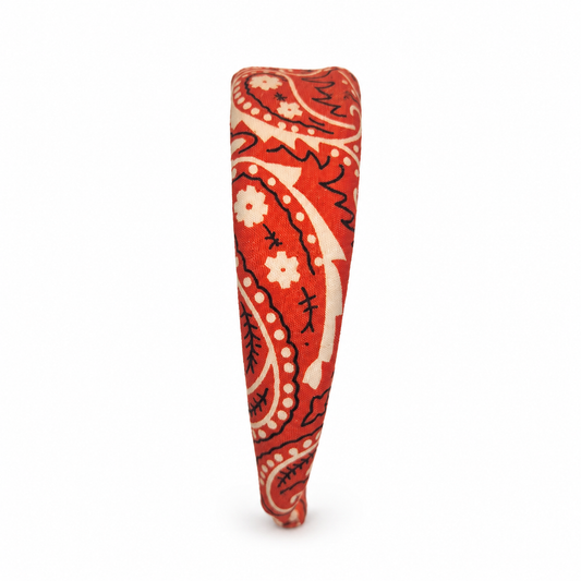 Padded Bandana Headband – Dark Orange