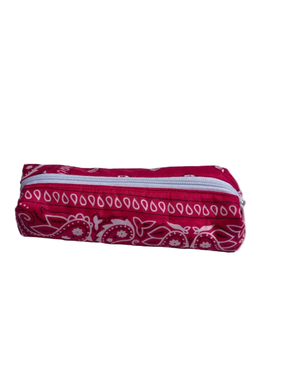 Perfectly Organised – Quilted Bandana Pencil Case & Makeup Bag in Fuchsia