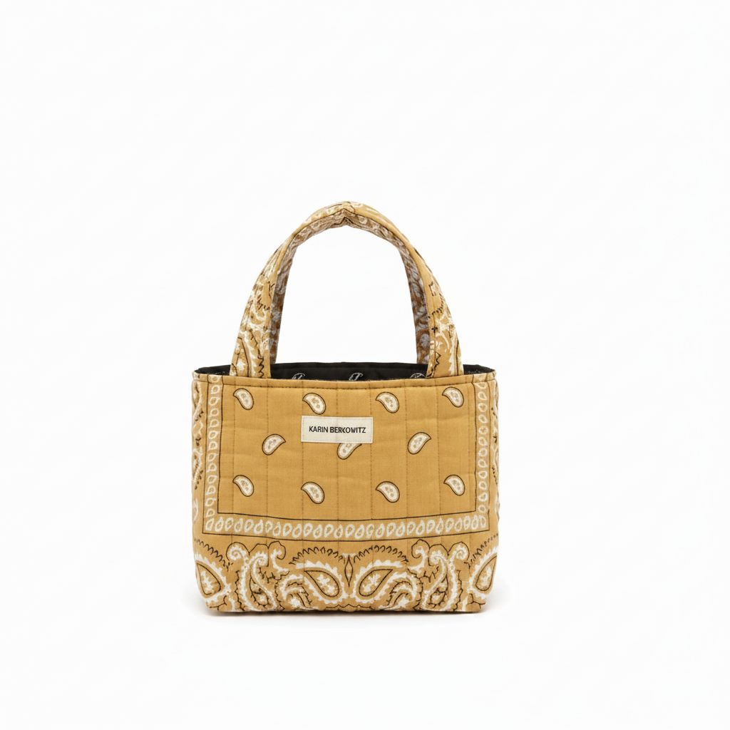 Beige Mini Tote – Front