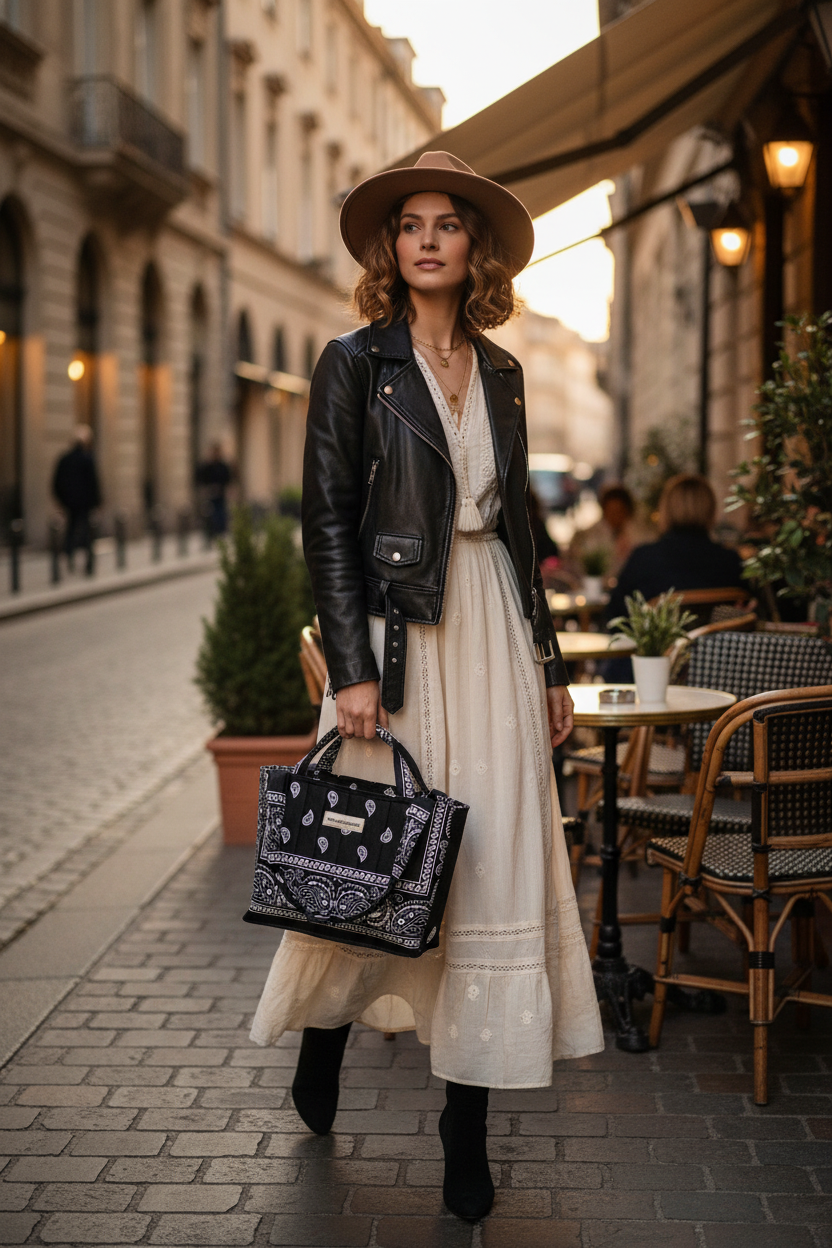 Black Small Tote – Lifestyle