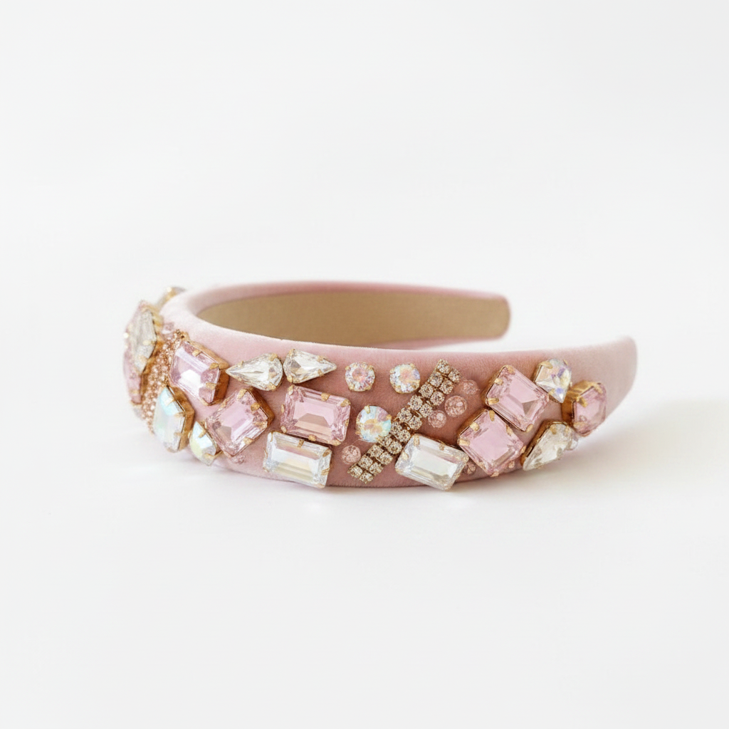 Blush Pink Headband – Side