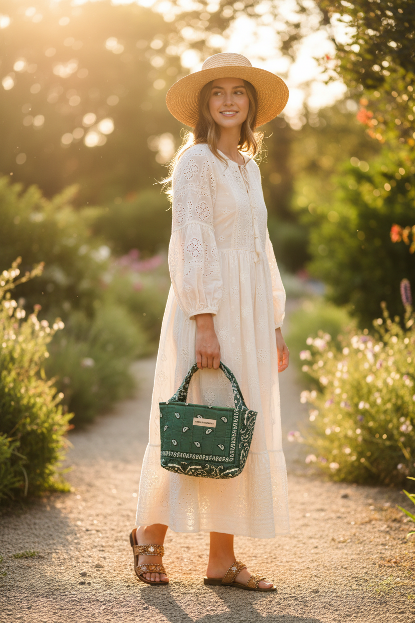 Green Mini Tote – Woman