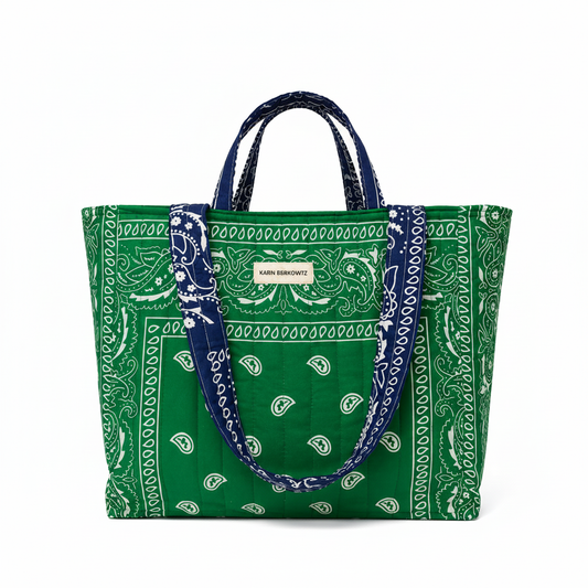 Green Tote – Pure White Background