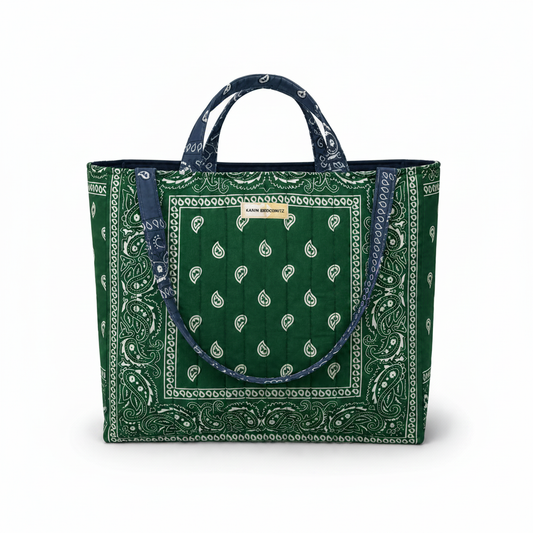 Large Green Tote – Max White Background