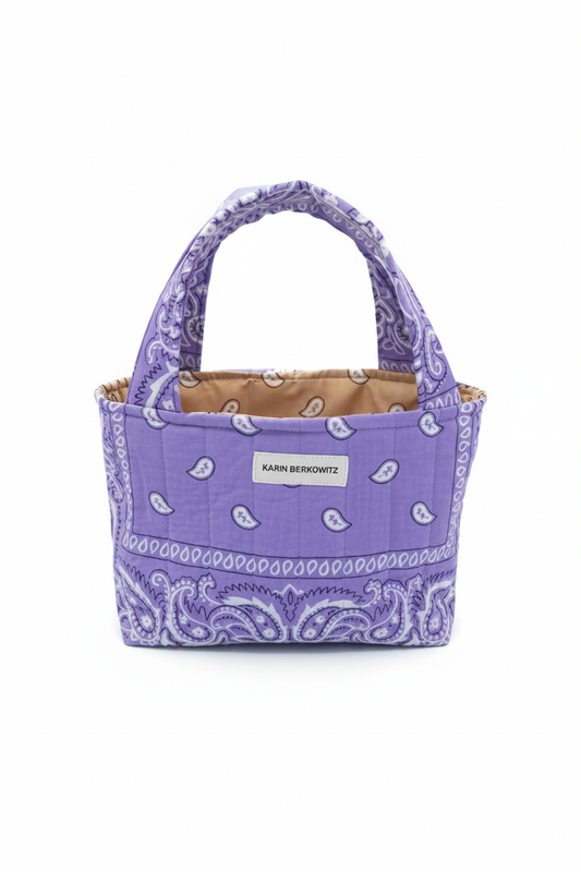 Lavender Tote – White Background