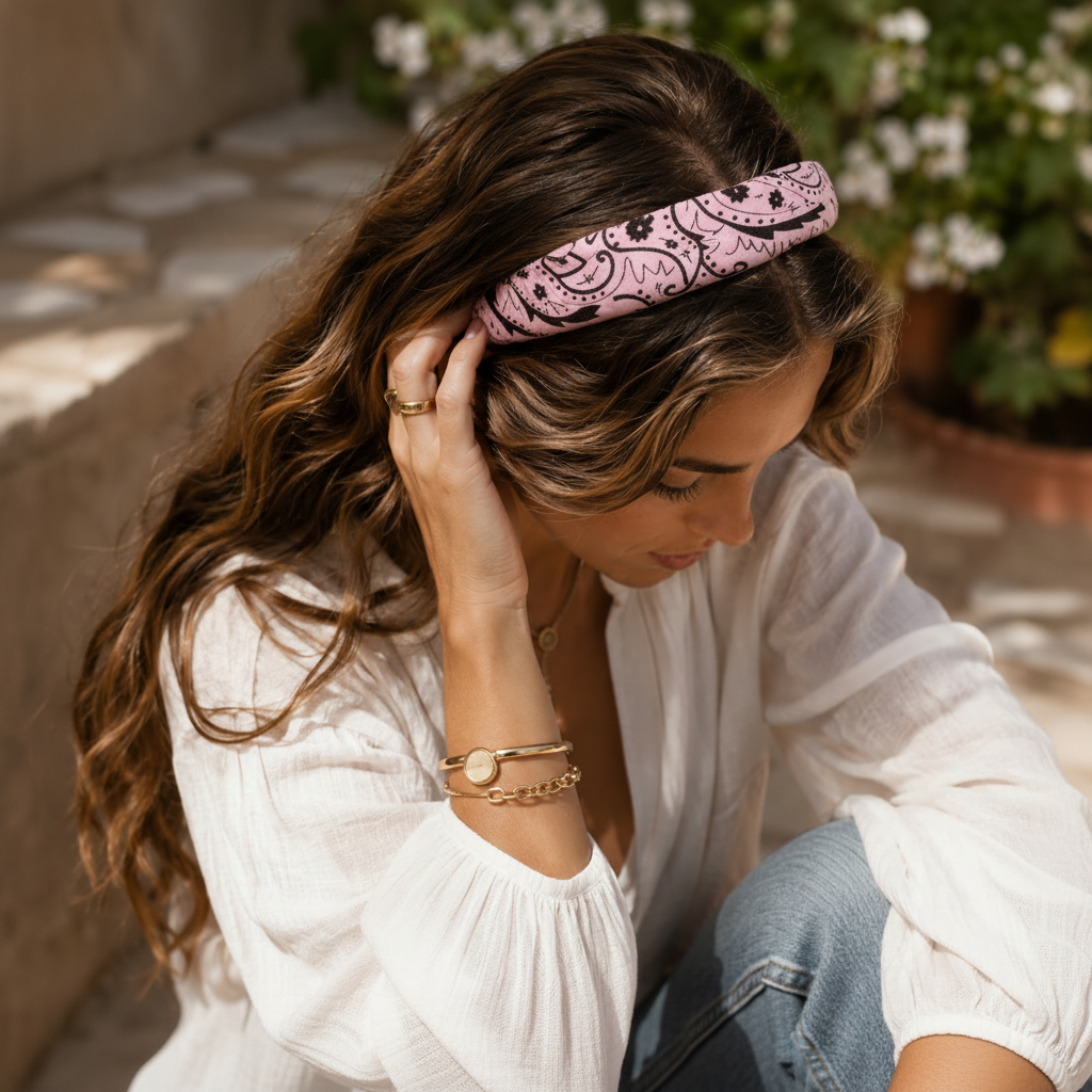 Pink Headband – Lifestyle v2