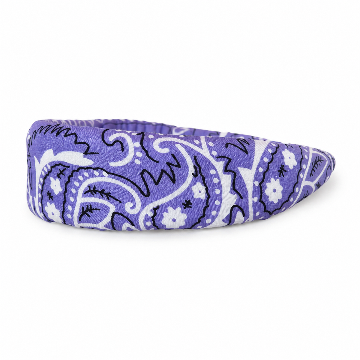 Padded Bandana Headband – Purple