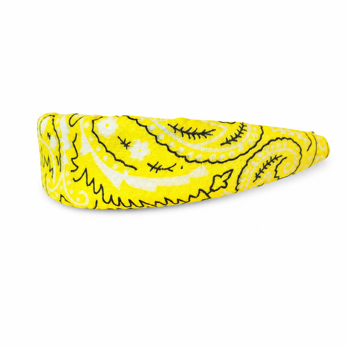 Padded Bandana Headband - Yellow